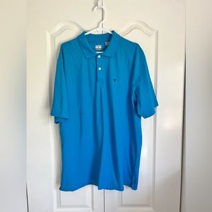 Callaway C-Tech Men's Short Sleeve Blue Polo. Size X-Large.